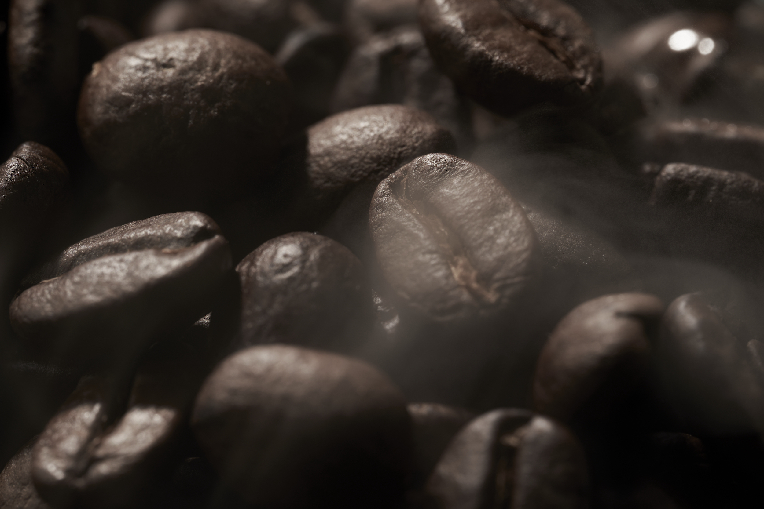 コーヒー豆の広告写真